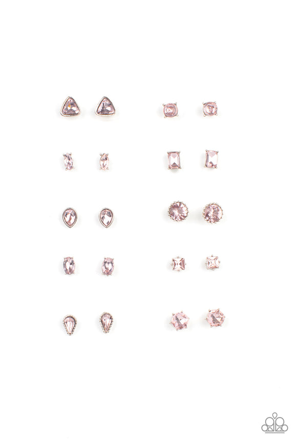 Starlet Shimmer Earring Pack #2 (Pink Rhinestones)